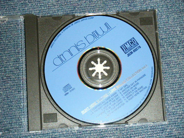 DENNIS BROWN Japan 1993 NM CD+Obi RIGHT HERE WAITING LOVE SONG