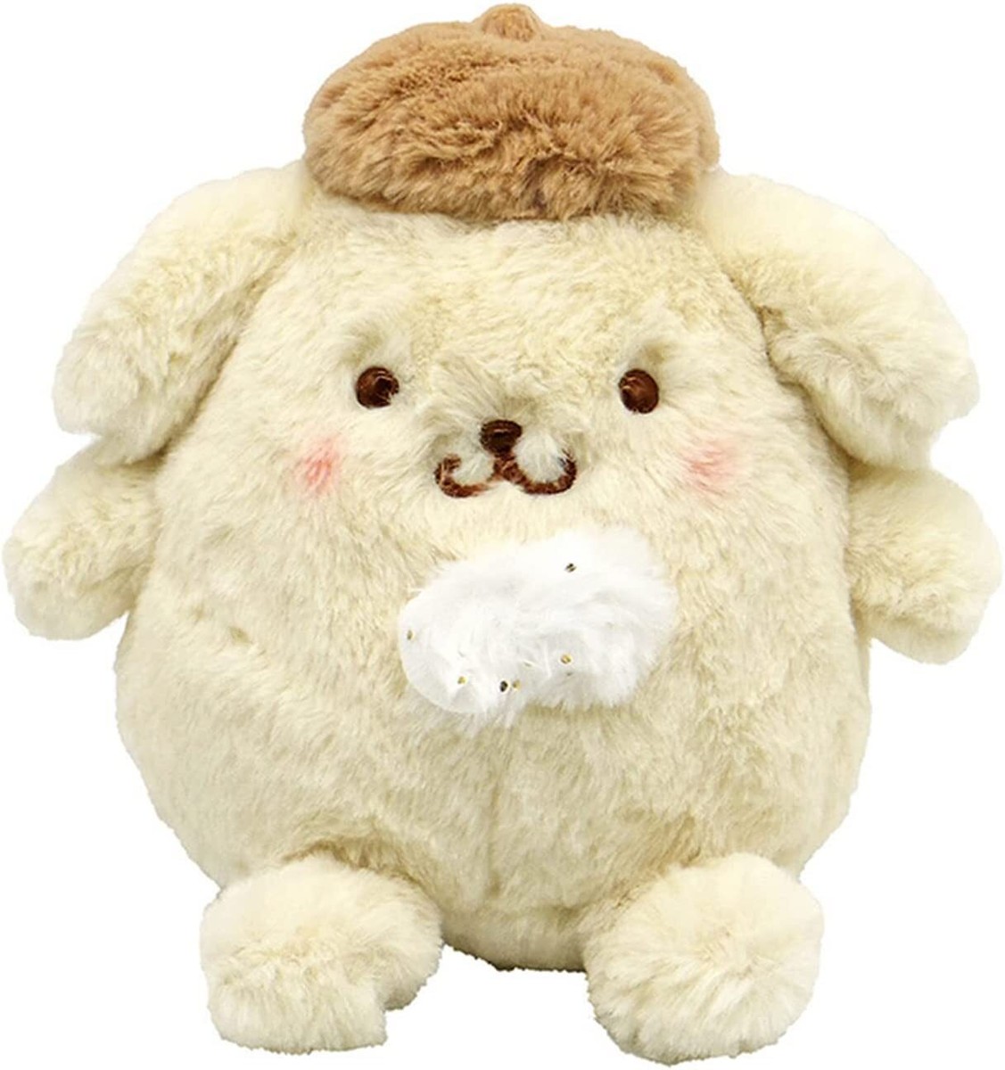 Pompompurin Plush toy HOWA HOWA x White sizeS Sanrio HOWAHOWA