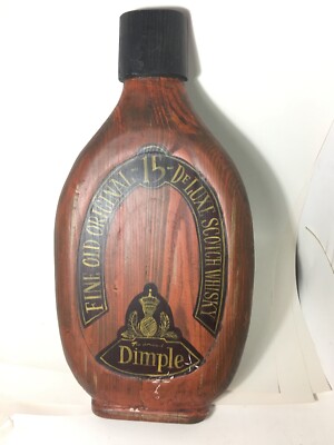 Dimple Scotch Whiskey 15 Year Old Wooden Wall Advertising Art Walter White Choic