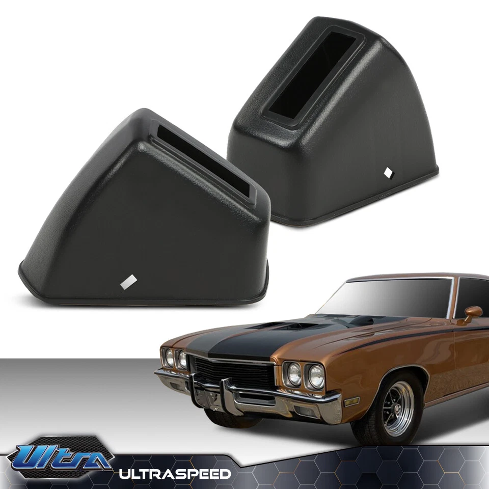 Nuevo ajuste para 65-72 A-Body cubo banco de lujo cinturón de seguridad retractor cubiertas de plástico Foto 3 de 4