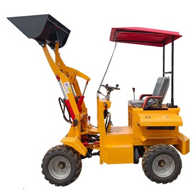 Simple Wheel Loader Gasoline Version Multifunctional Bulldozer 