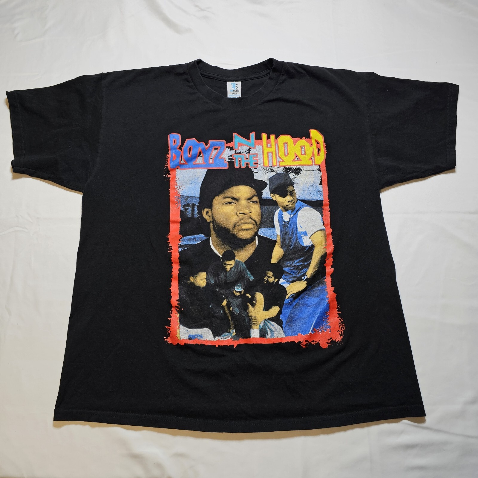 FILA T shirt vintage Boyz N THE Hood 1991 USA cotone XL nera