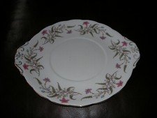 ROYAL STANDARD ENGLISH FINE BONE CHINA "FANCY FREE" CAKE/BREAD & BUTTER PLATE