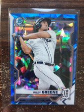 Riley Greene, Chrome Prospects #BCP-4 - 2021 Bowman Sapphire Edition