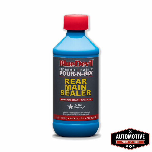 BLUE DEVIL Rear Main Sealer Stop Leak Restores Dried Cracked Seal Rubber Seals BLUE DEVIL Rear Main Sealer Stop Leak Restores Dried Cracked Seal Rubber Seals