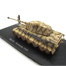 14cm Alloy 1/72 WWII Normandy German Army King Tiger Heavy Tank Model Craft