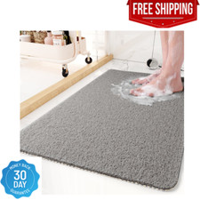 Non-Slip Bathtub Mat, 17x 30 Inch, Shower Mats for Bath Tub, PVC Loofah Bathroom