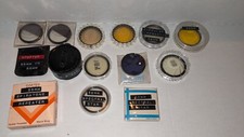 Camera Filters Lot Of 12 52mm Nikon, Hoya, Samigon, Tiffen, Spiratone Brands