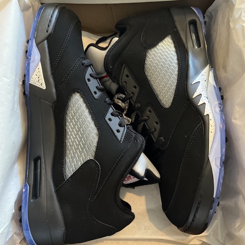 Size 12 - Jordan 5 Low Golf Metallic 2020 - Picture 2 of 3
