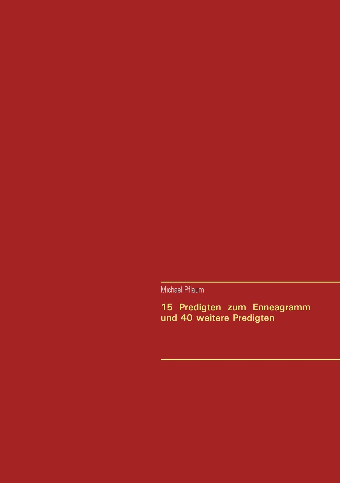 Thumbnail - Michael Pflaum | 15 Predigten Zum Enneagramm Und 40 Weitere Predigten