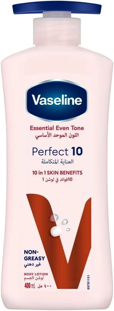 Vaseline Even Tone Perfect 10 Body Lotion 400ml with Free Global Shipping