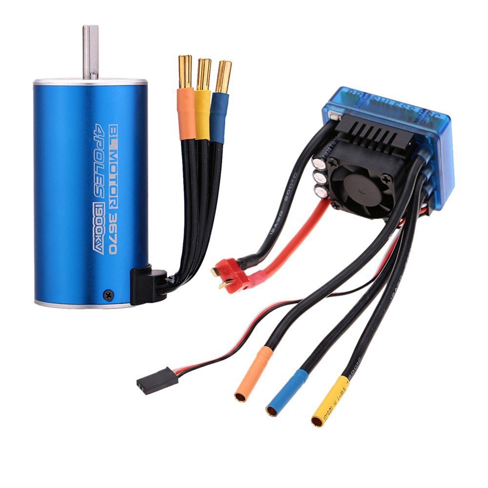 Surpass 3670 Brushless Motor+120A ESC for RC 1/8 1/10 off-road