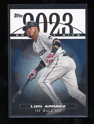 2024 Topps Series 1 LUIS ARRAEZ Greatest Hits 1st Walk Off 2024 Topps Series 1 LUIS ARRAEZ Greatest Hits 1st Walk Off
