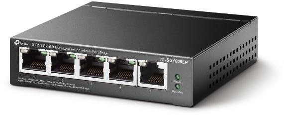 Switch Desktop PoE+ TL-SG1005LP 5 Porte Gigabit per Business