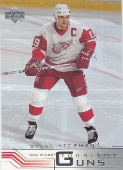 2001-02 Upper Deck #216 Steve Yzerman YOUNG GUNS Flashback