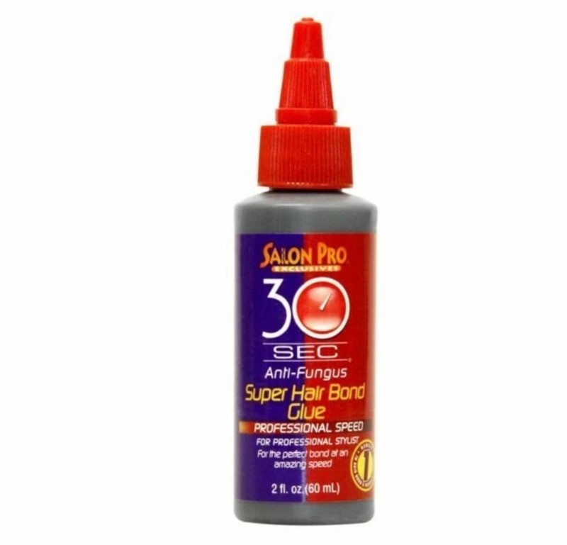 Salon Pro Anti-fungus Hair Bonding Glue Black For Hair Extension   2fl. oz