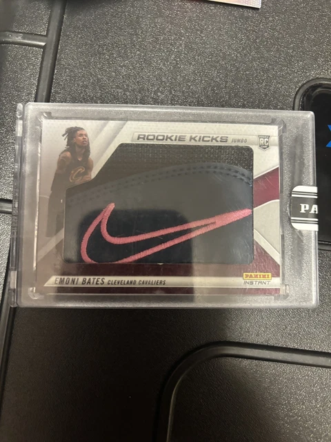 Emoni Bates Rookie 2023-24 Panini Instant 1/1 Nike Swoosh Shoe Kicks Card