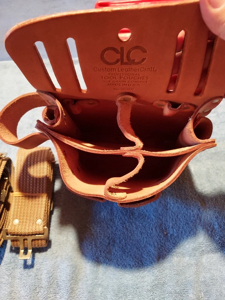 Tool Pouch, CLC Professional, 11 Pouches, With 2 Belts, New - Image 3 of 4