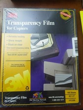 3M Transparency Film for Copier 100 Sheets PP2500 - NEW/SEALED