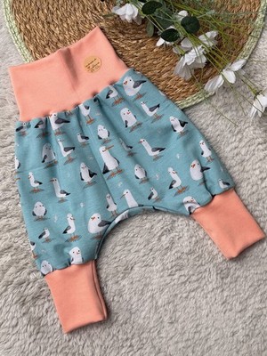   Baby Pumphose   Gr. 50 - 56 NEU Handmade *Möwe*