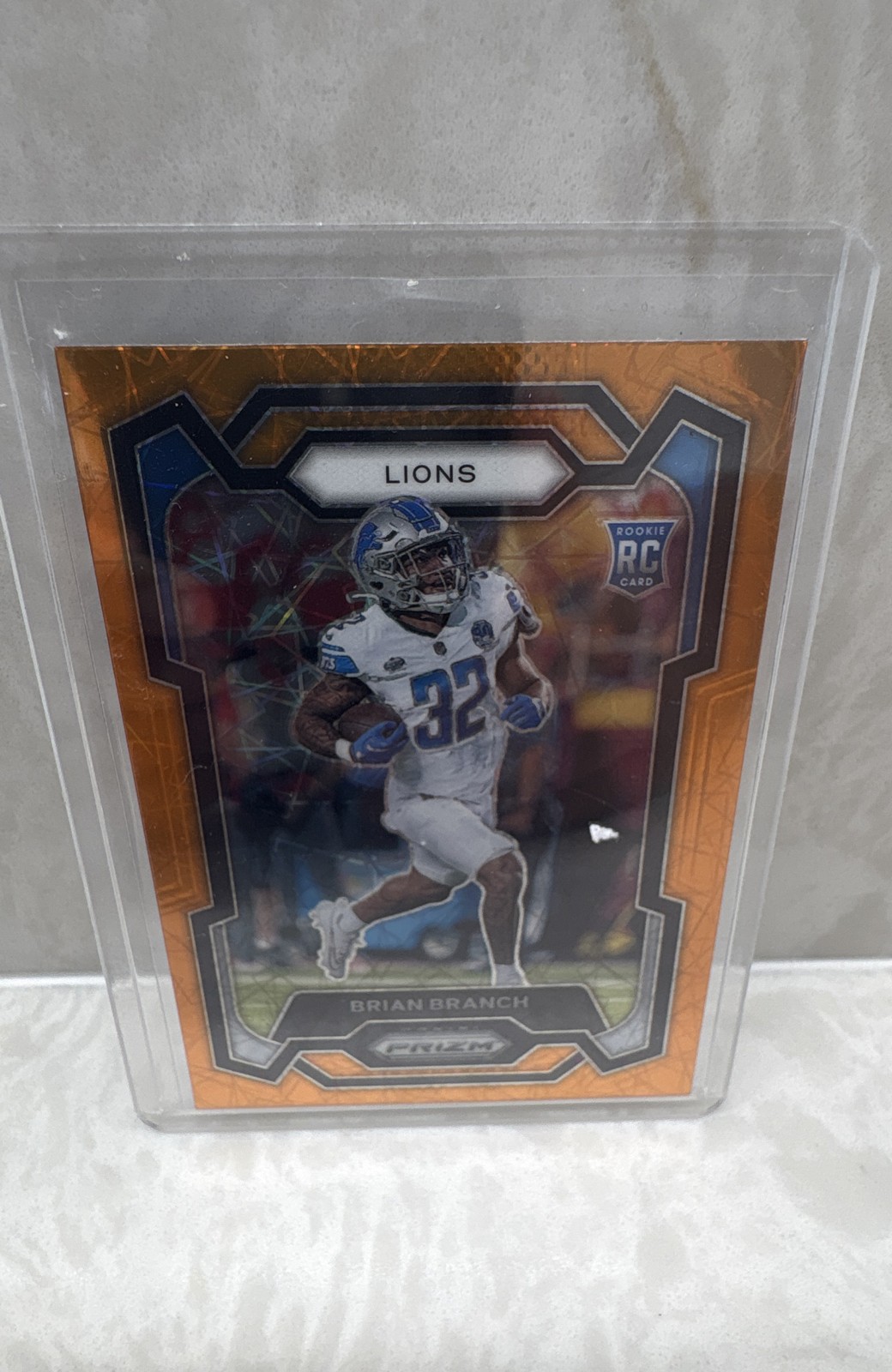 2023 Panini Prizm - Rookies Brian Branch #328 Lazer Prizm (RC)
