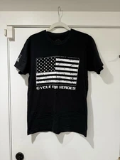 Chrome Hearts Shirt Mens Medium Cycle For Heroes Equinox 2019 Veterans Promo USA