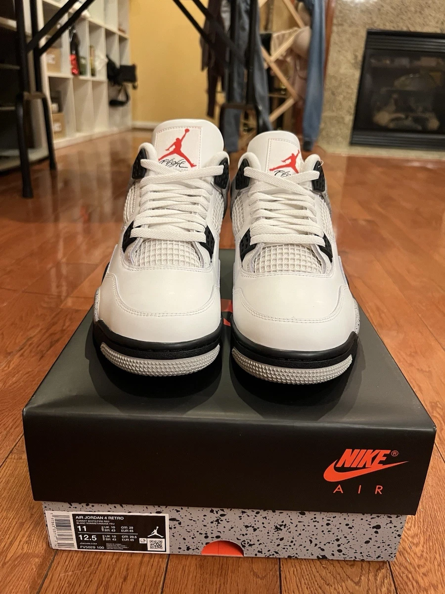 Preços baixos em Jordan 4 Retro OG Mid White Cement | eBay