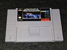 Vintage Super Nintendo SNES Nigel Mansell's World Championship