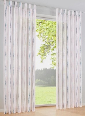 Gardine mehrfarbig 245x140cm HEINE Streifendesign weiß Gr.4 UVP: 39,99  2.4826