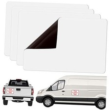 Car Magnetic Sheet, Large Blank White Magnet Sign Roll for Vehicle Doors, 4