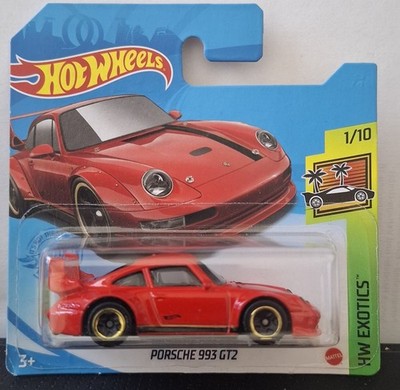 Hot Wheels 1/64 (2021): Porsche 993 GT2, rot, 'HW Exotics' (OVP)