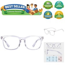 Blue Light Blocking Glasses,Computer Reading/Gaming/TV/Phones Glasses for Wom...