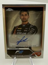2023 Topps Chrome Formula 1 Juan Manuel Correa Autograph CAC-JMC Van Amersfoort