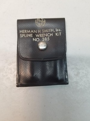 Vintage Herman H. Smith Spline Wrench 5-Key Kit No. 385