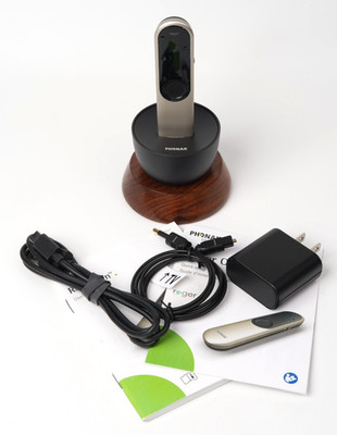 Phonak Roger On V2 Hearing Aid Microphone + Dock Charger TV Cable - TESTED