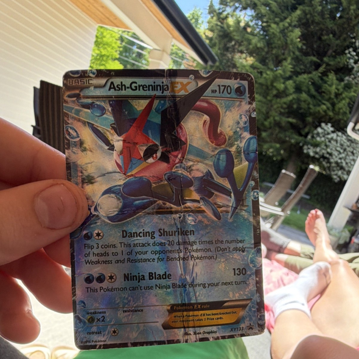 Pokémon TCG Ash-Greninja EX Promo Holo XY Set XY133 Basic 170 HP