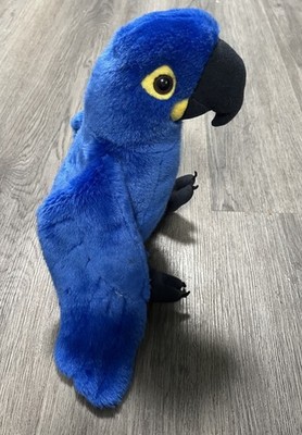 Wild Republic Cuddlekins Hyacinth Macaw Plush 12  Stuffed Animal