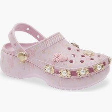 Crocs x LoveShackFancy Pink Floral Clog Pearl...