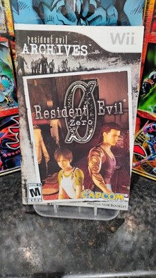 RESIDENT EVIL Zero Archives NINTENDO Wii System CAPCOM Game 2009 Manual Booklet