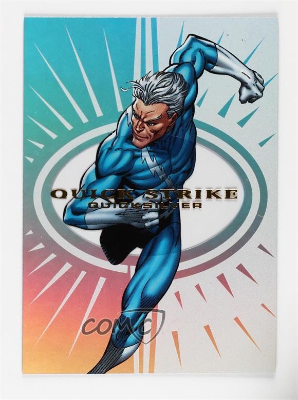 2013 Marvel Fleer Retro Skybox Z Force Quick Strike Quicksilver #21 0kg8