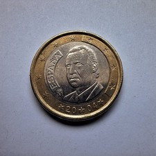1 Euro Münze 2004  ° ESPANA ° König Juan ...