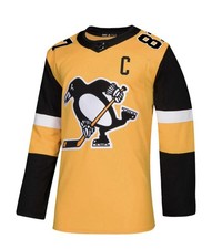 Sidney Crosby Pittsburgh Penguins Gold Alternate Adidas Hockey Jersey Size 44