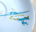 RARE Acee Blue Eagle SAUCER Dessert Plate 6'' Knox Oil Dull Knife  China NATIVE — photo 5