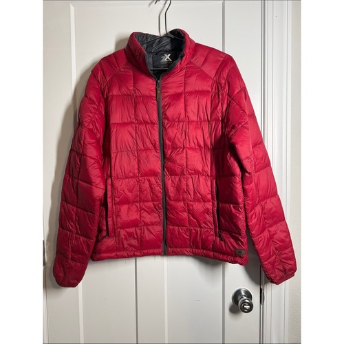 ZeroXposur Red Quilted Jacket with Black Lining. L/G