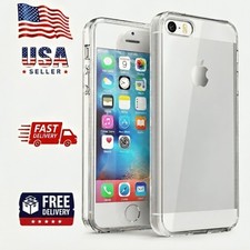 Clear TPU Silicone Case For iPhone SE 2022 2020 8 7 6 6S Plus 5S SE Soft Cover