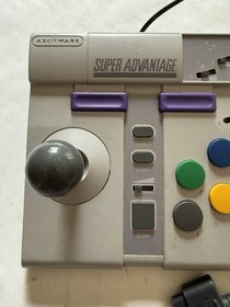 AsciiWare Super Advantage Joystick Controller (Super Nintendo SNES) Untested