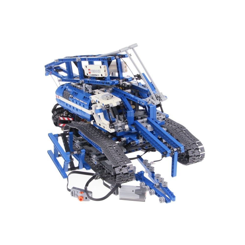 1x LEGO Technic Parts Set Truck Crane Vehicle 42042 Blue Incomplete