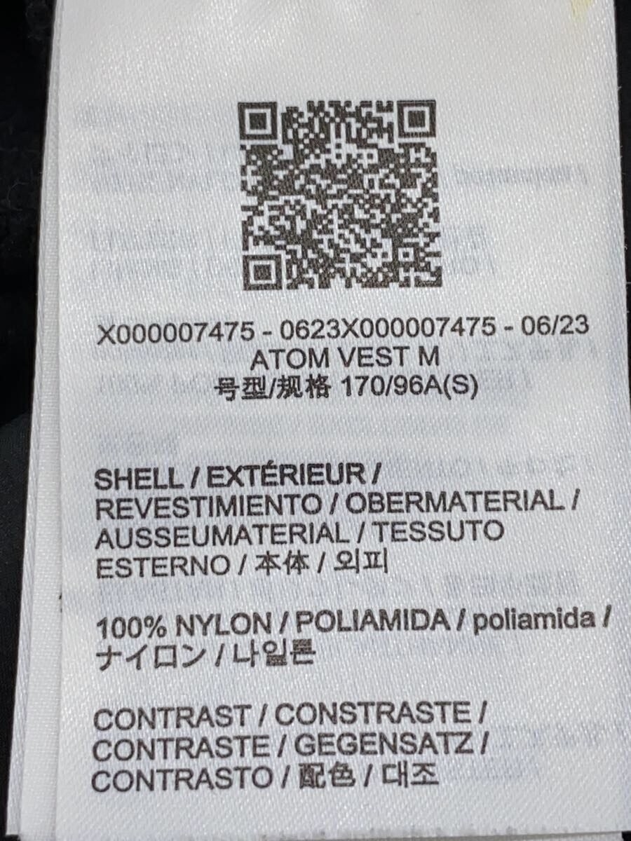 ARC'TERYX ARC TERYX ATOM VEST Gilet Piumino M Nylon BLK