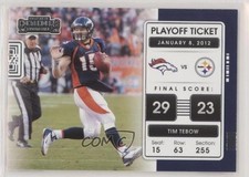 2021 Panini Contenders Playoff Tickets Tim Tebow #PLT-TTE 7l6