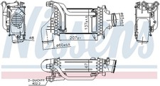 Ladeluftkühler ** FIRST FIT ** NISSENS 961455 für MERCEDES KLASSE W213 W205 S205
